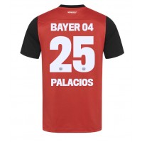 Camisa de Futebol Bayer Leverkusen Exequiel Palacios #25 Equipamento Principal 2024-25 Manga Curta